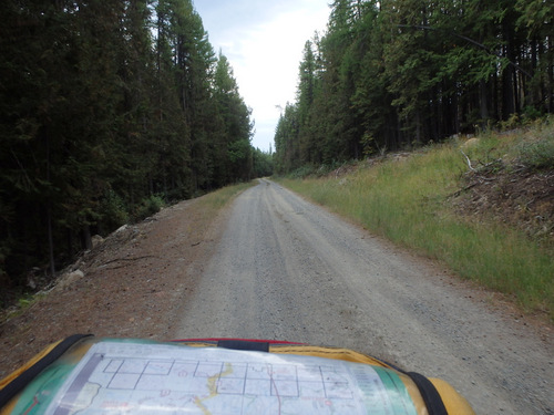 GDMBR, southbound, north of Cold Creek, MT.